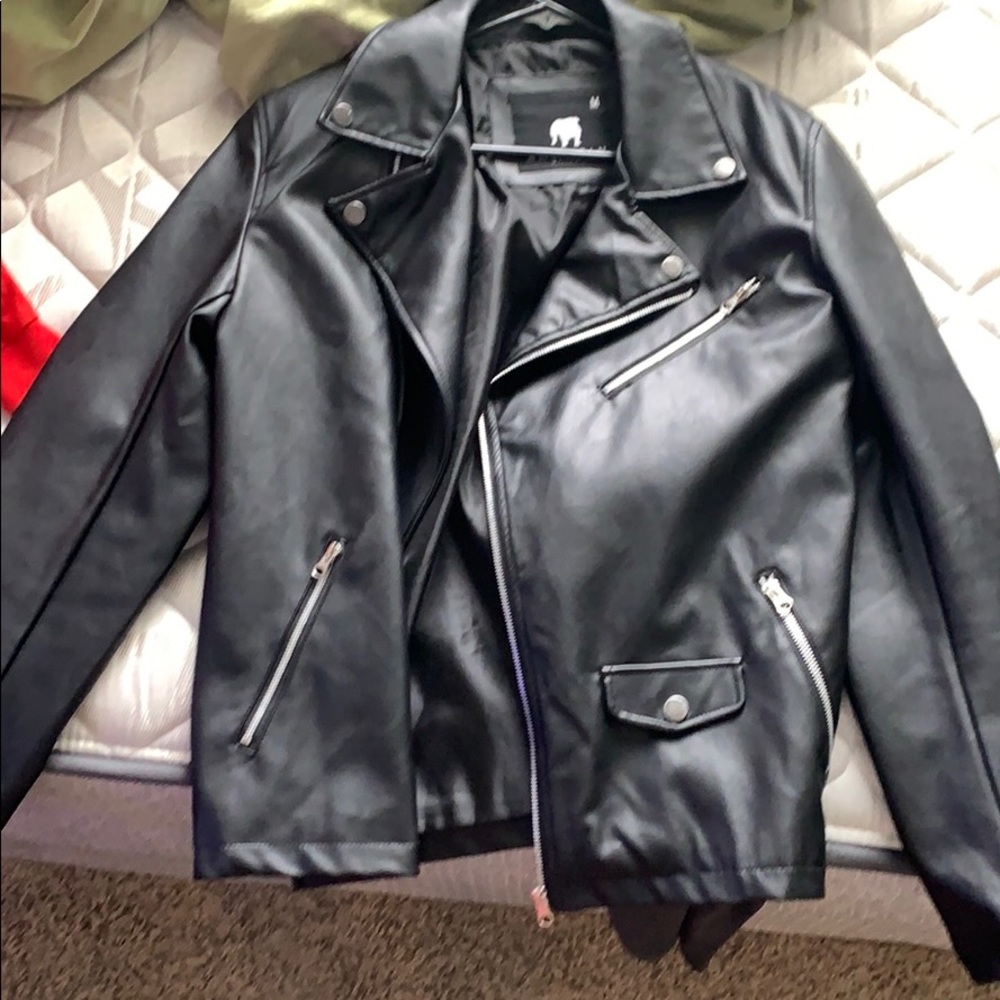 American Stich Leather Jacket